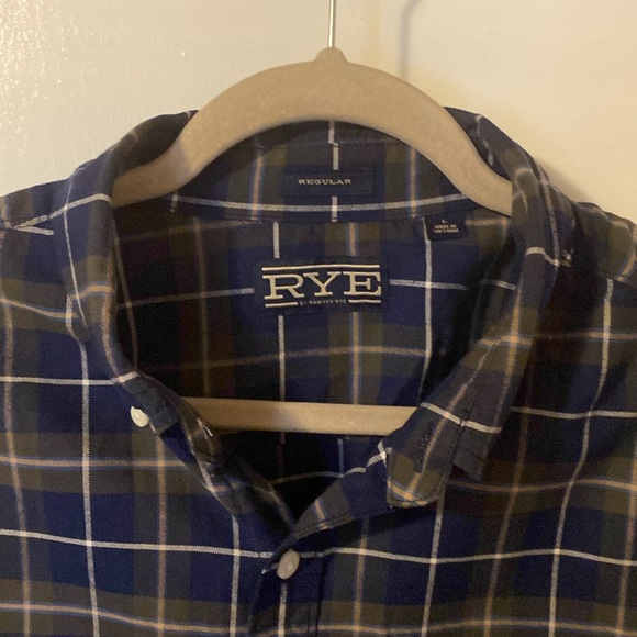 Rye Button Down Shirt - Men’s Large Regular Fit - Picture 2 of 5